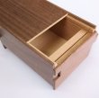 Photo5: 14 steps Natural Walnut wood 4 sun Japanese puzzle box Himitsu-bako (5)