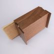 Photo4: 14 steps Natural Walnut wood 4 sun Japanese puzzle box Himitsu-bako (4)