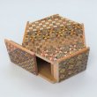 Photo3: 6 steps Hexagon Yosegi Japanese puzzle box Himitsu-bako (3)