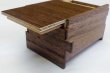 Photo6: 12 steps Walnut wood 3 sun Japanese puzzle bxo Himitsu-bako (6)