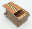 Photo4: 12 steps Natural wood 3 sun Japanese puzzle box Himitsu-bako M2022 (4)