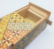 Photo4: 36 steps Yosegi 5 sun Japanese puzzle box Himitsu-bako (4)