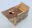 Photo8: 18 steps Solid Hexagon Mosaic Mame 1 sun Japanese puzzle box Himitsu-bako (8)