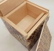 Photo5: Drawer 10 steps Yosegi 4 sun Cube Japanese puzzle box Himitsu-bako (5)