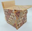 Photo7: Drawer 10 steps Yosegi 4 sun Cube Japanese puzzle box Himitsu-bako (7)