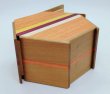 Photo7: Hexagon 6 steps Natural wood Japanese puzzle box Himitsu-bako Limited (7)