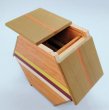 Photo5: Hexagon 6 steps Natural wood Japanese puzzle box Himitsu-bako Limited (5)