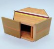 Photo3: Hexagon 6 steps Natural wood Japanese puzzle box Himitsu-bako Limited (3)