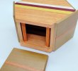 Photo4: Hexagon 6 steps Natural wood Japanese puzzle box Himitsu-bako Limited (4)