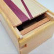 Photo10: 14 steps Natural wood 4 sun Japanese puzzle box Himitsu-bako 23712 (10)