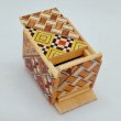 Photo7: 18 steps Yosegi Mame 1 sun Japanese puzzle box Himitsu-bako (7)