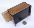 Photo5: 14 steps Natural Rosewood 4 sun Japanese puzzle box Himitsu-bako (5)