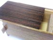 Photo4: 14 steps Natural Rosewood 4 sun Japanese puzzle box Himitsu-bako (4)