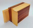 Photo7: 7 steps Walnut wood 5 sun Japanese puzzle box Himitsu-bako (7)