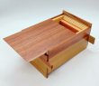 Photo2: 27 steps Walnut/Hoo wood 5 sun Japanese puzzle box Himitsu-bako (2)