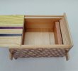 Photo4: 27 steps Natural wood/Ichimatsu 4.2 sun Japanese puzzle box Himitsu-bako (4)
