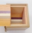 Photo6: 7 steps Natural wood Cube 2 sun Japanese puzzle box Himitsu-bako (6)