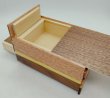 Photo3: 10 steps Drawer Natural wood 5 sun Japanese puzzle box Himitsu-bako  (3)