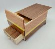 Photo2: 10 steps Drawer Natural wood 5 sun Japanese puzzle box Himitsu-bako  (2)