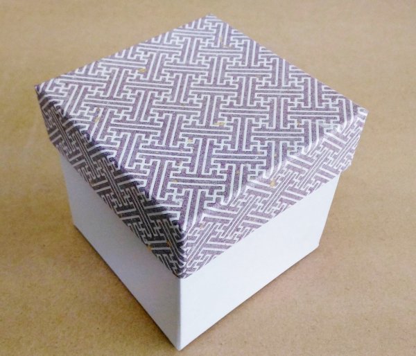 Photo8: 14 steps Yosegi/Natural wood 4 sun Cube Japanese puzzle box Himitsu-bako (8)