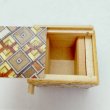 Photo4: Smallest 12 steps Yosegi 1 sun Japanese puzzle box Himitsu-bako (4)