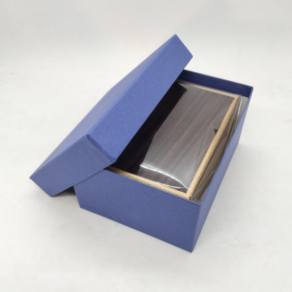 Photo7: 14 steps Rosewood/Agathis wood 4 sun Japanese puzzle box Himitsu-bako (7)