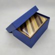 Photo7: 14 steps Striped pattern/Agathis wood 4 sun Japanese puzzle box Himitsu-bako (7)