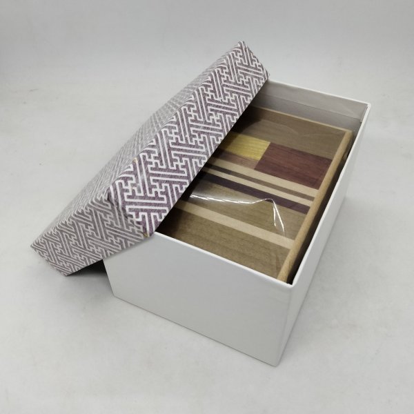 Photo6: 27 steps Creative yosegi 4.2 sun Japanese puzzle box Himitsu-bako 202509 (6)