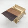 Photo3: Square 18 steps Random-grain/ichimatsu Japanese puzzle box Himitsu-bako 01 (3)