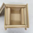 Photo5: Square 18 steps Random-grain/ichimatsu Japanese puzzle box Himitsu-bako 01 (5)