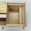 Photo5: Square 18 steps Natural wood/ichimatsu Japanese puzzle box Himitsu-bako 202510 (5)