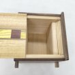 Photo3: 18 steps Natural wood 3 sun Cube Japanese puzzle box Himitsu-bako 202511 (3)
