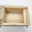 Photo3: 18 steps Yosegi (top panel)/Ichimatsu 6 sun Japanese puzzle box Himitsu-bako 202512 (3)