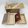 Photo6: Drawer 10 steps Nested-box yosegi 5 sun Japanese puzzle box Himitsu-bako (6)