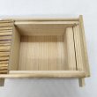 Photo5: 18 steps Zebra-wood/Ichimatsu 4 sun Japanese puzzle box Himitsu-bako (5)