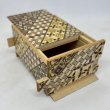 Photo4: 21 steps Yosegi 4 sun Japanese puzzle box Himitsu-bako (4)