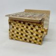 Photo6: 11 steps Yosegi/Ichimatsu 11cm/4inch Japanese puzzle box Himitsu-bako (6)