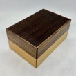 Photo5: 7 steps Rosewood.Walnut wood 5 sun Japanese puzzle box Himitsu-bako (5)