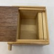 Photo5: Square 14 steps Walnut.Ichimatsu Japanese puzzle box Himitsu-bako (5)