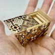 Photo1: 10 steps Yosegi Mame 1 sun Japanese puzzle box Himitsu-bako (1)