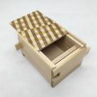 Photo5: 12 steps Ichimatsu/Agathis wood 3 sun Japanese puzzle box Himitsu-bako (5)