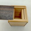 Photo4: 4 steps Rosewood.Agathis-wood Cube 2 sun Japanese puzzle box Himitsu-bako (4)
