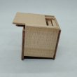 Photo5: 4 steps Agathis-wood Cube 2 sun Japanese puzzle box Himitsu-bako (5)