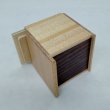 Photo3: 4 steps Rosewood.Agathis-wood Cube 2 sun Japanese puzzle box Himitsu-bako (3)