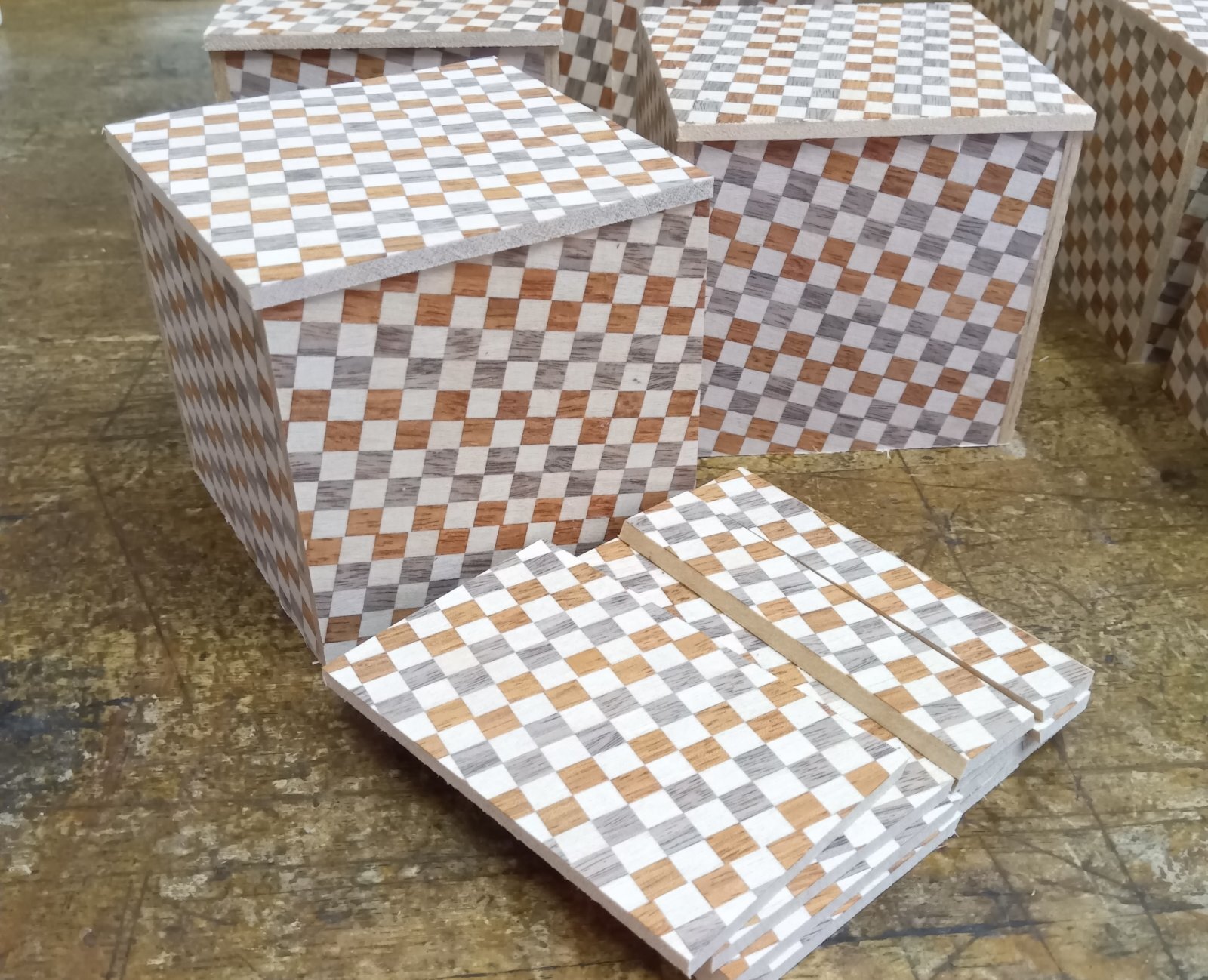 Attaching the Larger kannuki panels