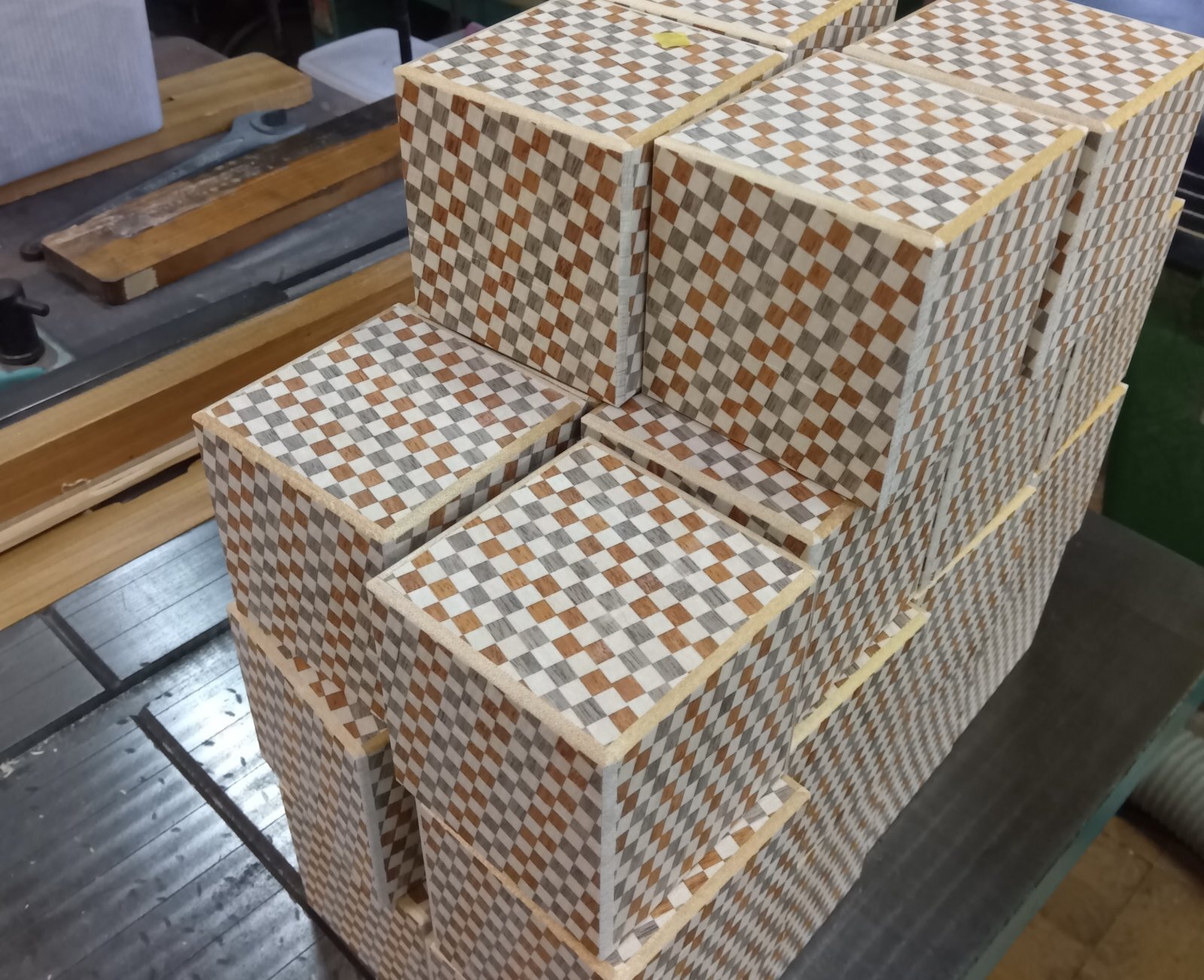 Small yosegi-sheet repair