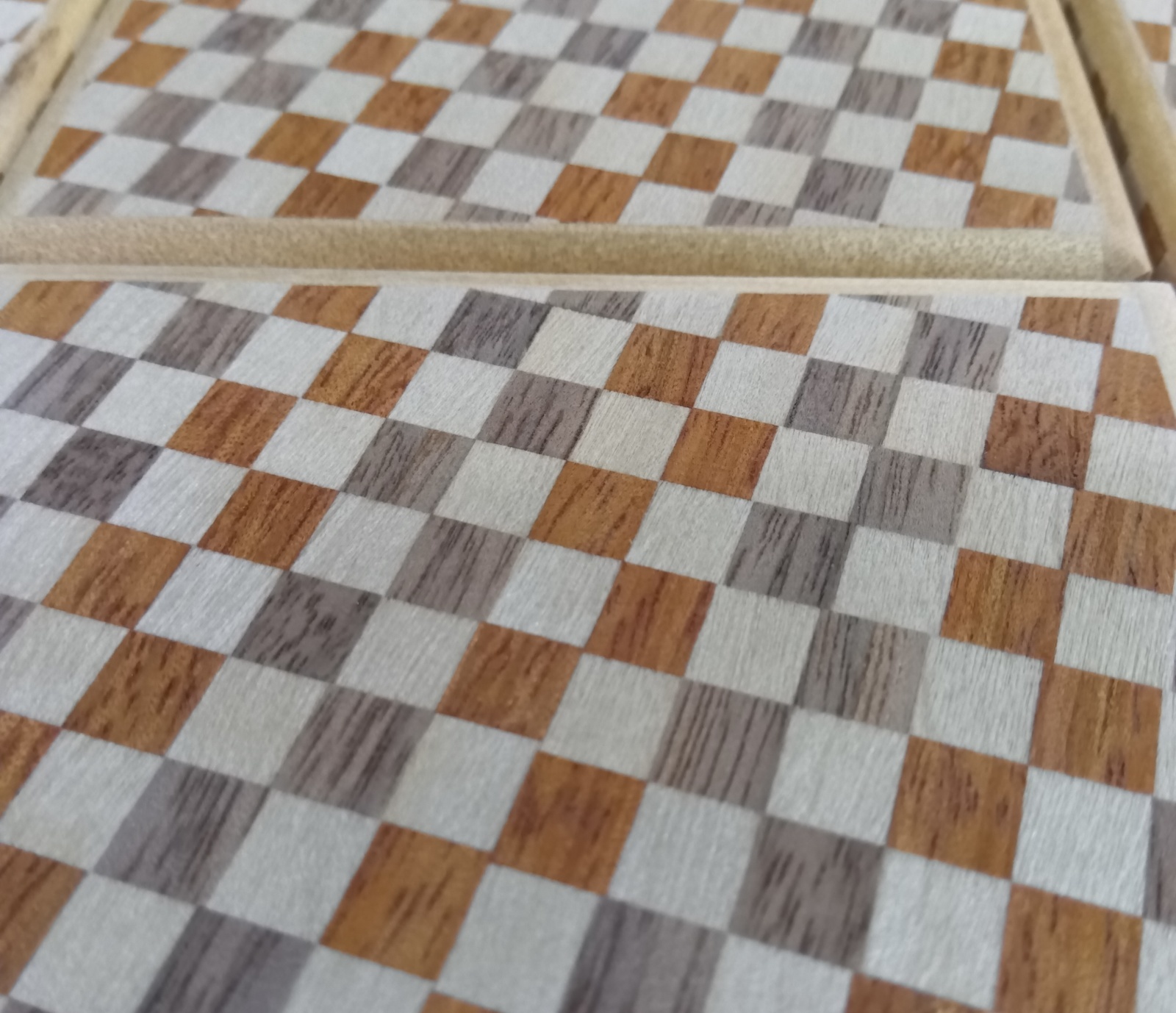 Finishing process-removing wood dust