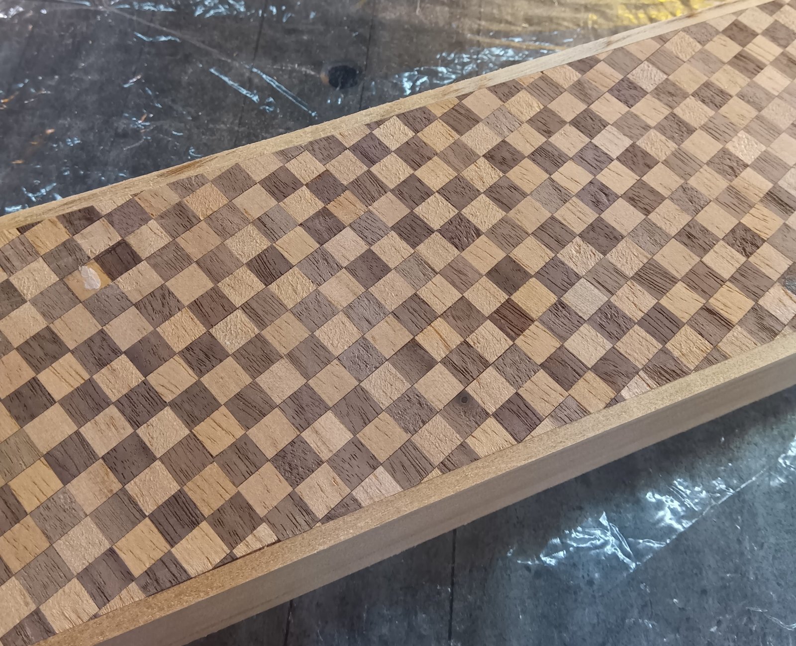 How to slice a yosegi block