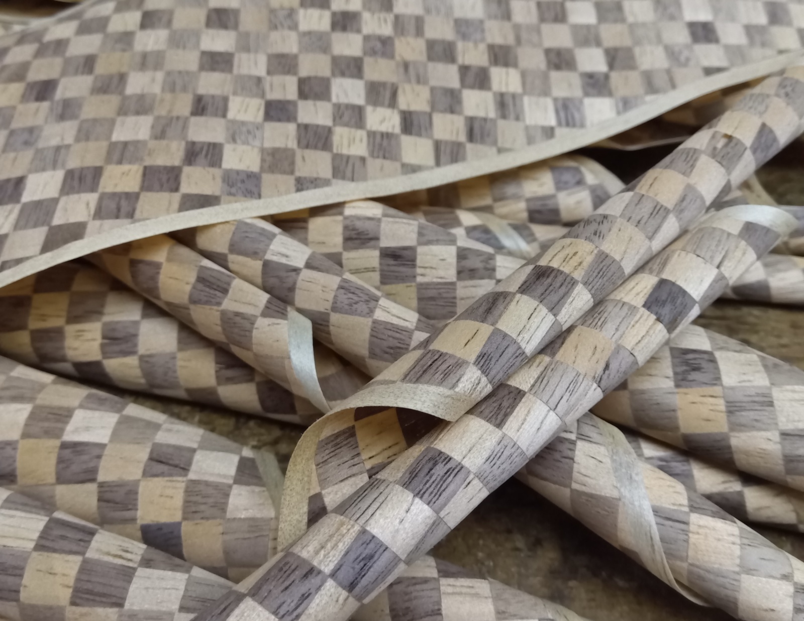 The quality of the Ichimatsu-yosegi sheet