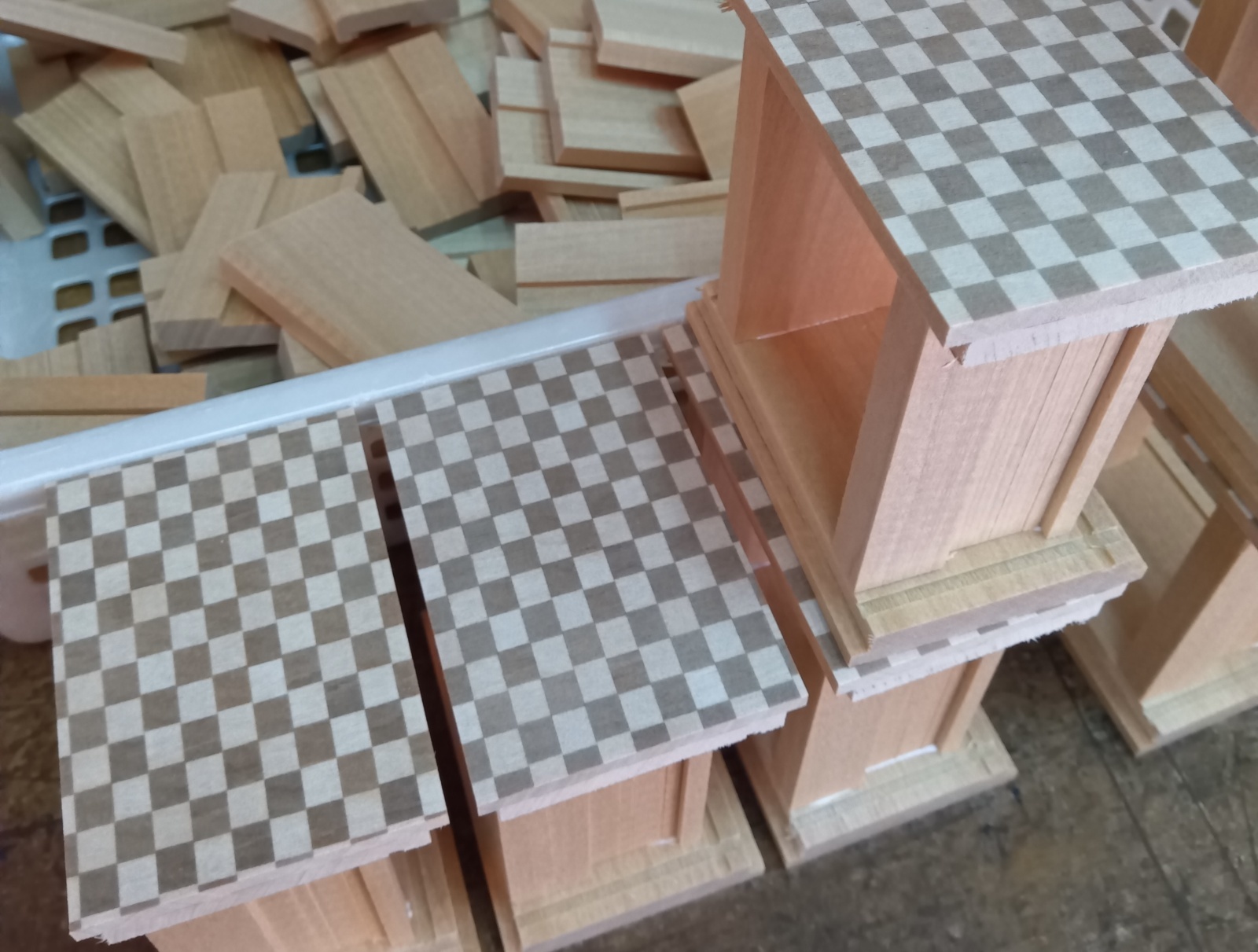 Well-made Ichimatsu yosegi pattern